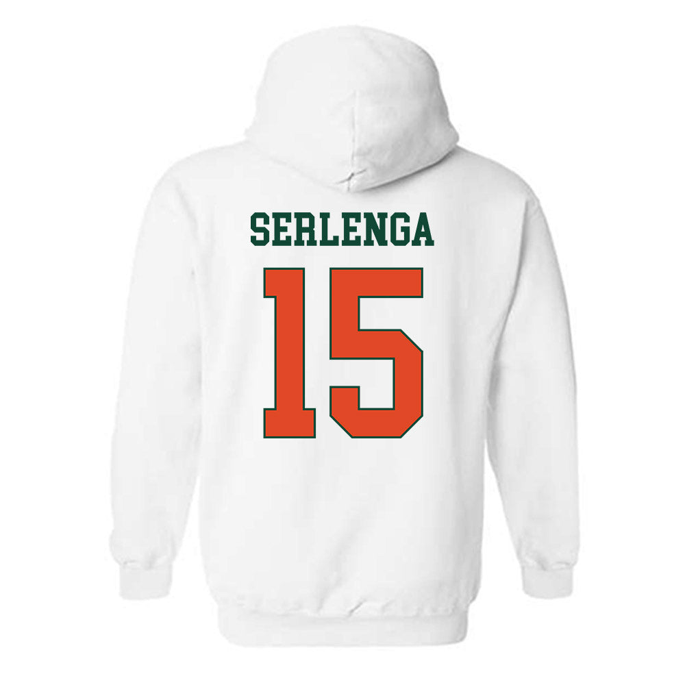 Miami - NCAA Women's Soccer : Allie Serlenga - Classic Shersey Hooded Sweatshirt-1