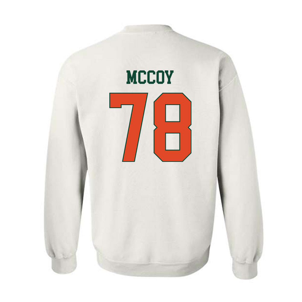 Miami - NCAA Football : Matthew McCoy - Classic Shersey Crewneck Sweatshirt-1