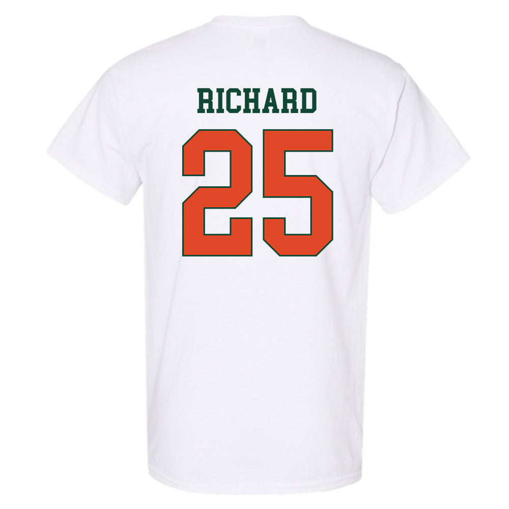 Miami - NCAA Football : Jadais Richard - Classic Shersey T-Shirt-1