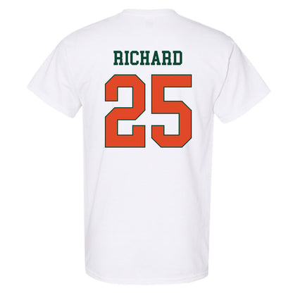 Miami - NCAA Football : Jadais Richard - Classic Shersey T-Shirt-1