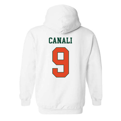 Miami - NCAA Women's Soccer : Giovana Canali - Classic Shersey Hooded Sweatshirt-1