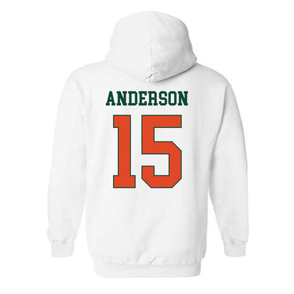 Miami - NCAA Football : Judd Anderson - Classic Shersey Hooded Sweatshirt-1