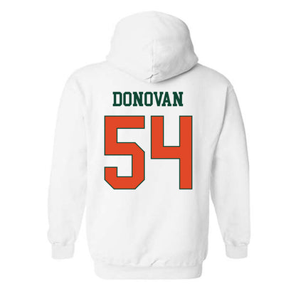 Miami - NCAA Football : Michael Donovan - Classic Shersey Hooded Sweatshirt-1
