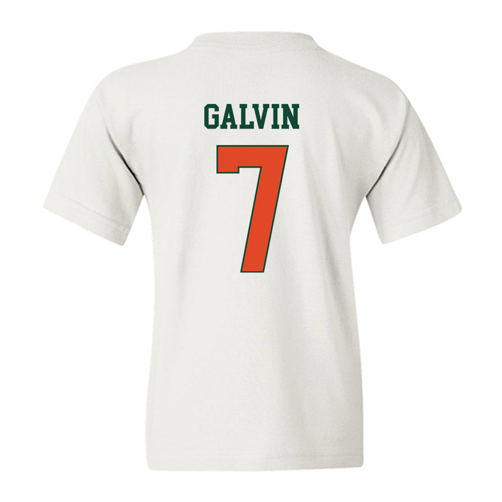 Miami - NCAA Baseball : Max Galvin - Classic Shersey Youth T-Shirt-1