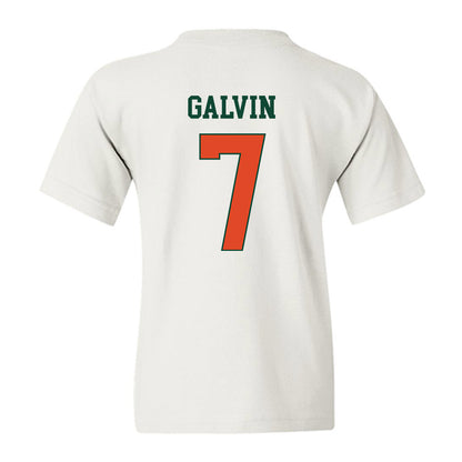 Miami - NCAA Baseball : Max Galvin - Classic Shersey Youth T-Shirt-1