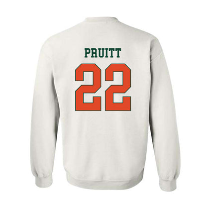 Miami - NCAA Football : Cam Pruitt - Classic Shersey Crewneck Sweatshirt-1