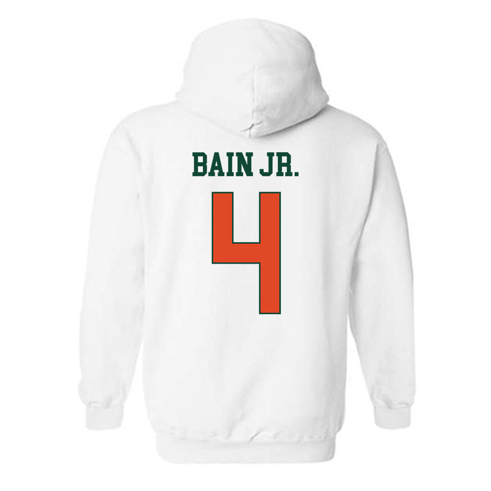 Miami - NCAA Football : Rueben Bain Jr. - Classic Shersey Hooded Sweatshirt-1