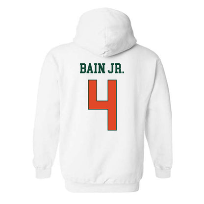 Miami - NCAA Football : Rueben Bain Jr. - Classic Shersey Hooded Sweatshirt-1