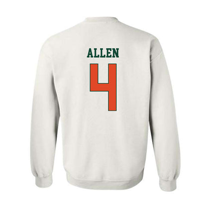 Miami - NCAA Men's Basketball : Marcus Allen - Classic Shersey Crewneck Sweatshirt-1