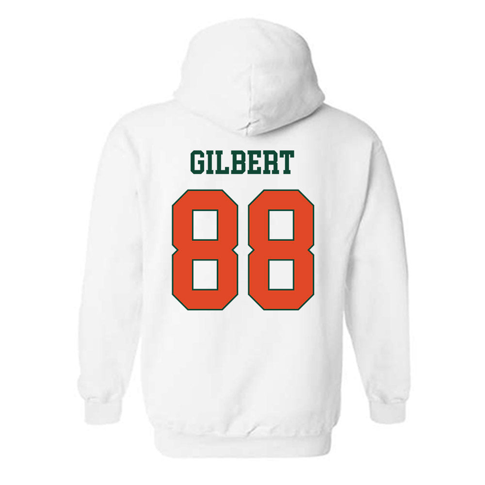 Miami - NCAA Football : Luka Gilbert - Classic Shersey Hooded Sweatshirt-1