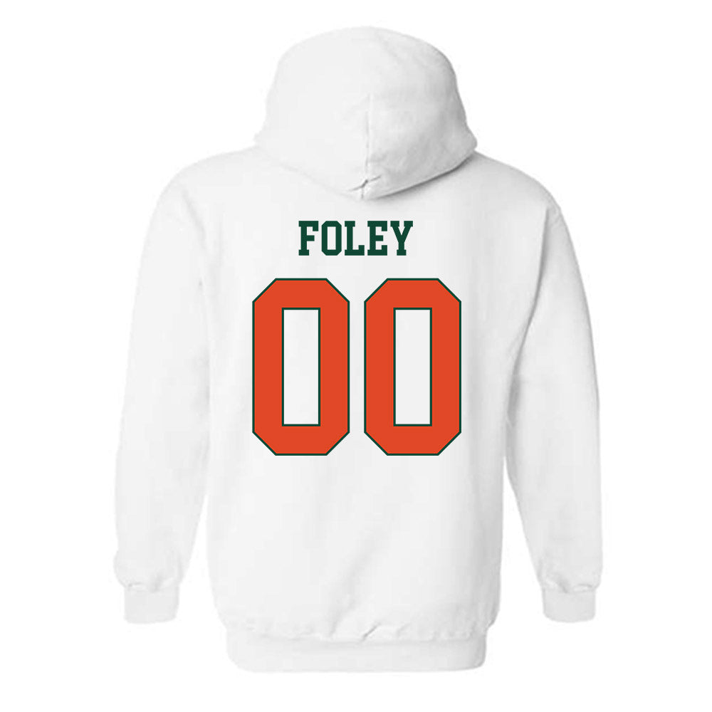 Miami - NCAA Women's Soccer : Claireese Foley - Classic Shersey Hooded Sweatshirt