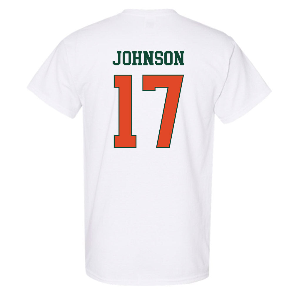 Miami - NCAA Football : Tony Johnson - Classic Shersey T-Shirt-1