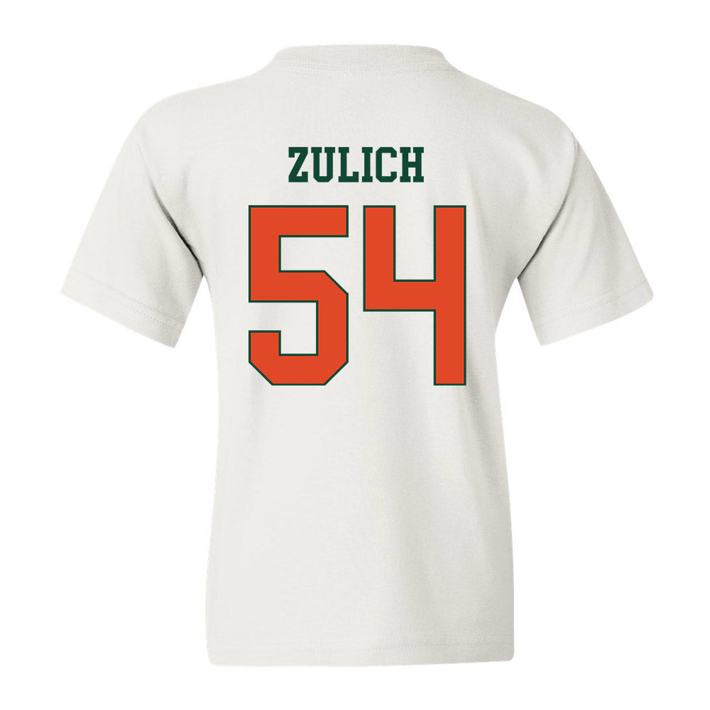 Miami - NCAA Women's Basketball : Sophia Zulich - Classic Shersey Youth T-Shirt