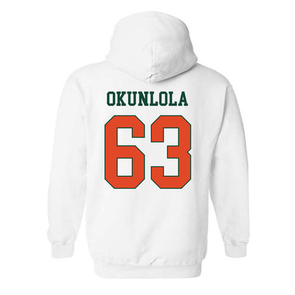 Miami - NCAA Football : Samson Okunlola - Classic Shersey Hooded Sweatshirt-1