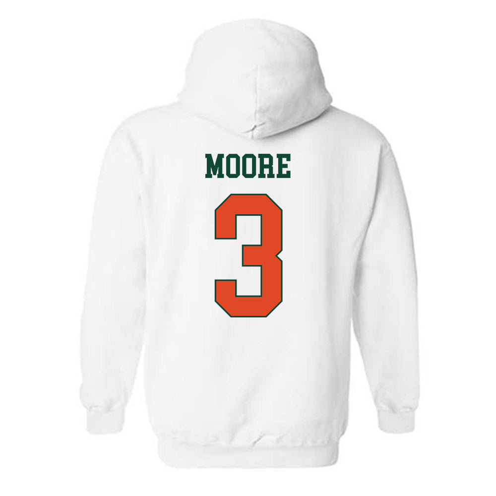 Miami - NCAA Football : Joshua Moore - Classic Shersey Hooded Sweatshirt-1