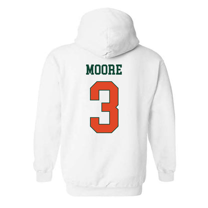 Miami - NCAA Football : Joshua Moore - Classic Shersey Hooded Sweatshirt-1