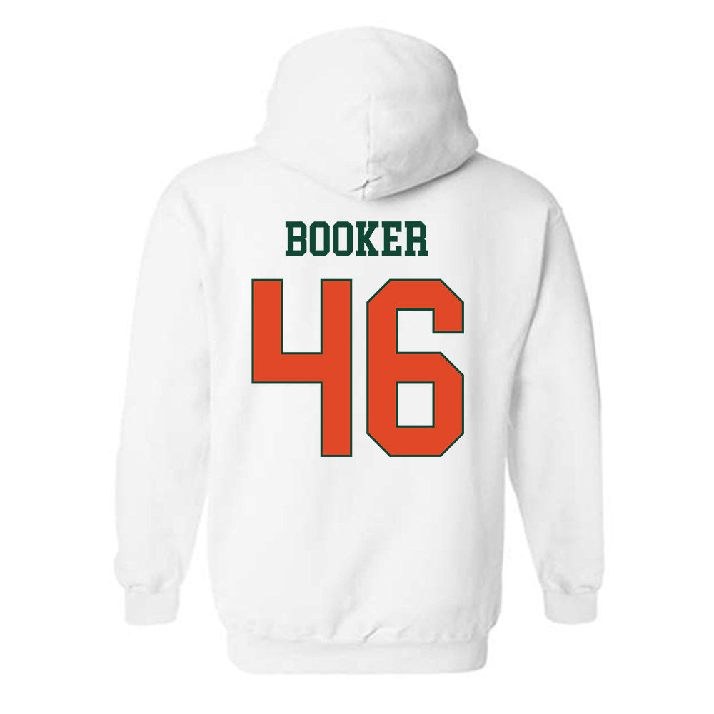 Miami - NCAA Football : Adam Booker - Classic Shersey Hooded Sweatshirt-1
