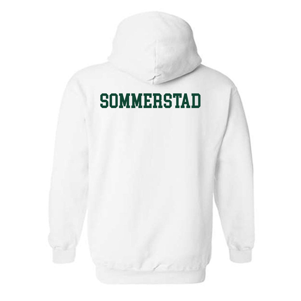 Miami - NCAA Women's Swimming & Diving : Kate Sommerstad - Classic Shersey Hooded Sweatshirt-1