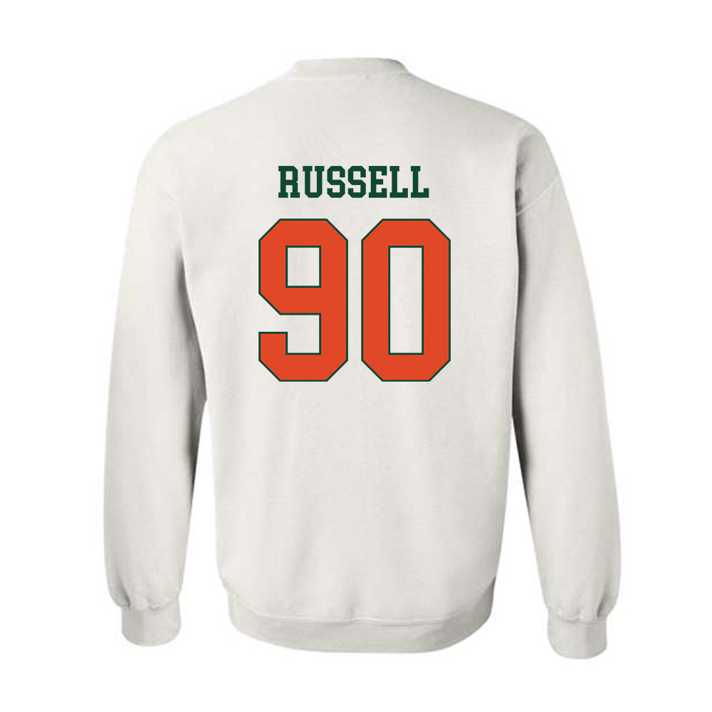 Miami - NCAA Football : Daylen Russell - Classic Shersey Crewneck Sweatshirt