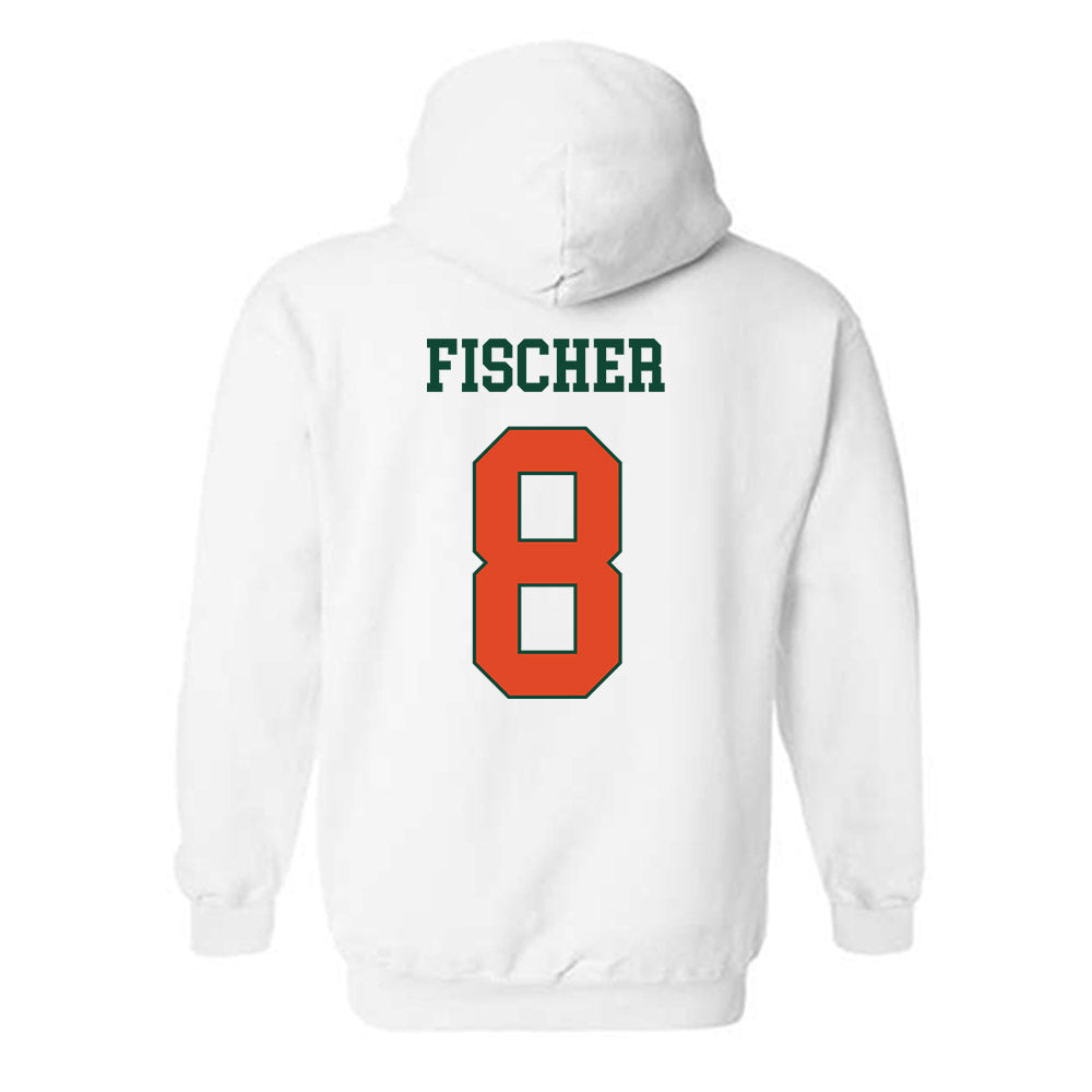 Miami - NCAA Baseball : Carson Fischer - Classic Shersey Hooded Sweatshirt-1