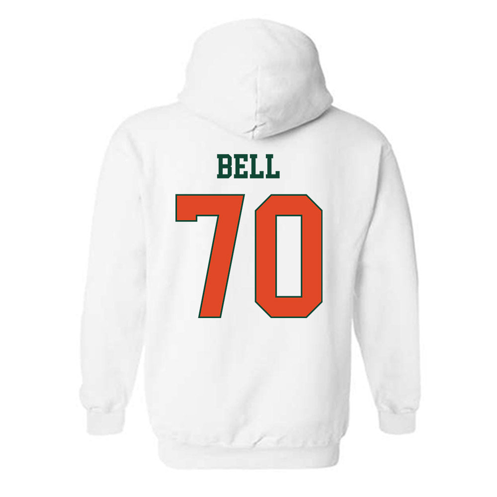 Miami - NCAA Football : Markel Bell - Classic Shersey Hooded Sweatshirt-1