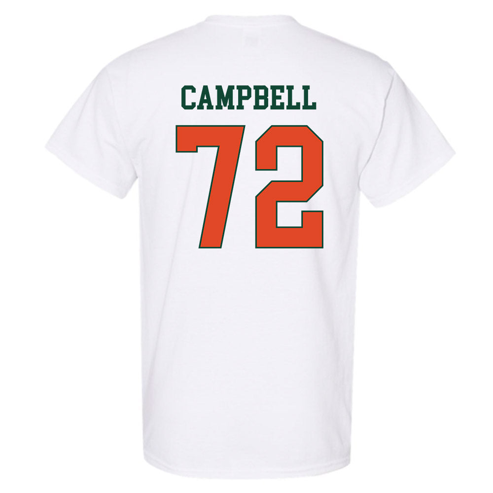 Miami - NCAA Football : Demetrius Campbell - Classic Shersey T-Shirt-1