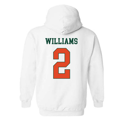 Miami - NCAA Baseball : Derek Williams - Classic Shersey Hooded Sweatshirt-1