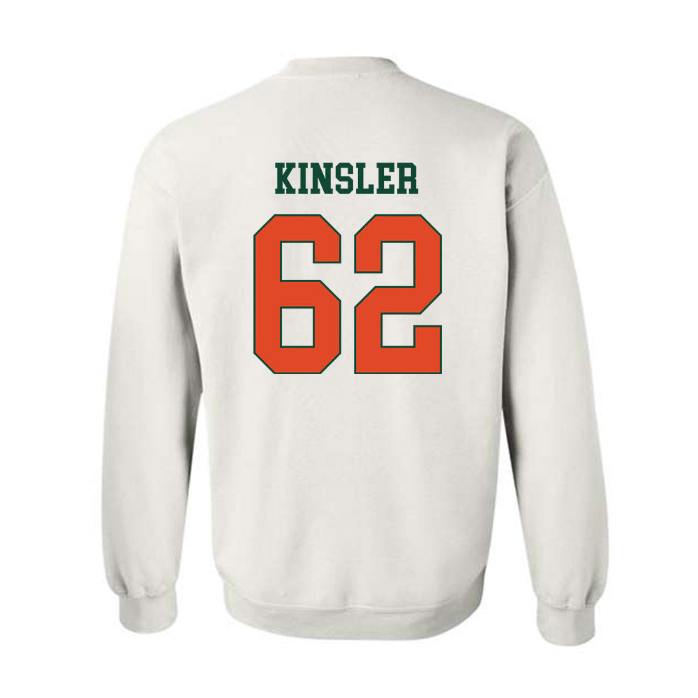 Miami - NCAA Football : Tommy Kinsler - Classic Shersey Crewneck Sweatshirt