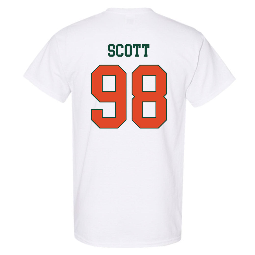 Miami - NCAA Football : Justin Scott - Classic Shersey T-Shirt