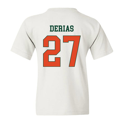 Miami - NCAA Baseball : Howard Tate DeRias - Classic Shersey Youth T-Shirt-1