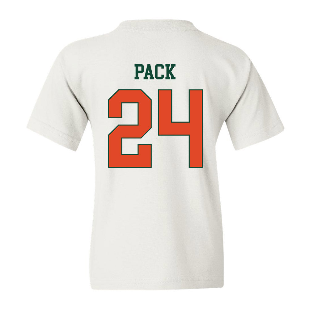 Miami - NCAA Men's Basketball : Nijel Pack - Classic Shersey Youth T-Shirt