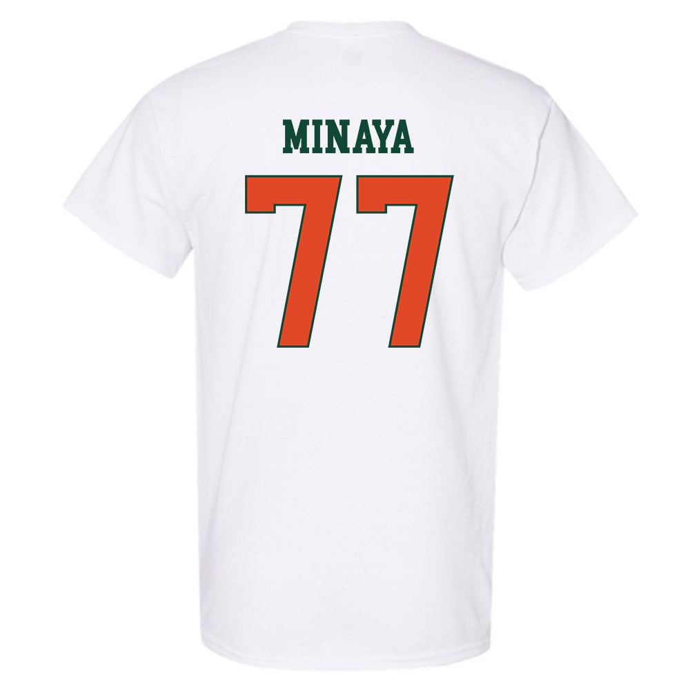 Miami - NCAA Football : Juan Minaya - Classic Shersey T-Shirt-1