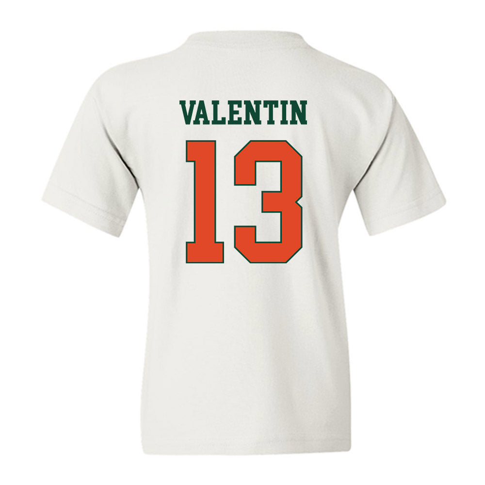 Miami - NCAA Women's Volleyball : Marla Valentin - Classic Shersey Youth T-Shirt