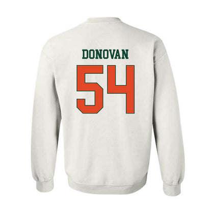 Miami - NCAA Football : Michael Donovan - Classic Shersey Crewneck Sweatshirt-1