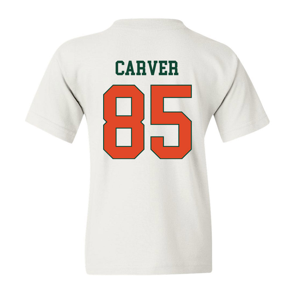 Miami - NCAA Football : Jackson Carver - Classic Shersey Youth T-Shirt