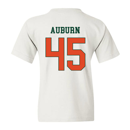 Miami - NCAA Football : Bert Auburn - Classic Shersey Youth T-Shirt-1