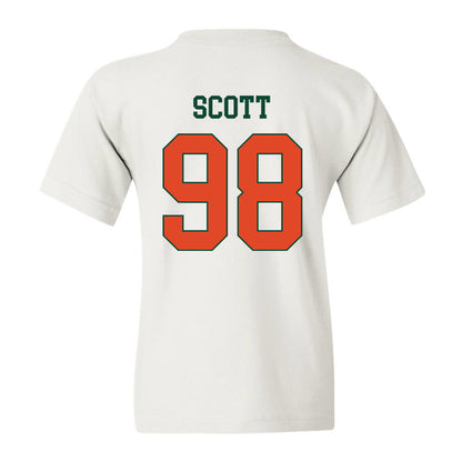 Miami - NCAA Football : Justin Scott - Classic Shersey Youth T-Shirt