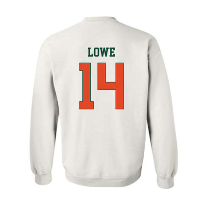 Miami - NCAA Football : Hayden Lowe - Classic Shersey Crewneck Sweatshirt-1