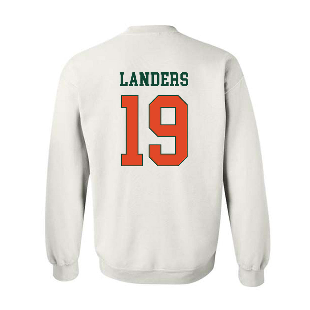 Miami - NCAA Women's Soccer : Maddie Landers - Classic Shersey Crewneck Sweatshirt-1