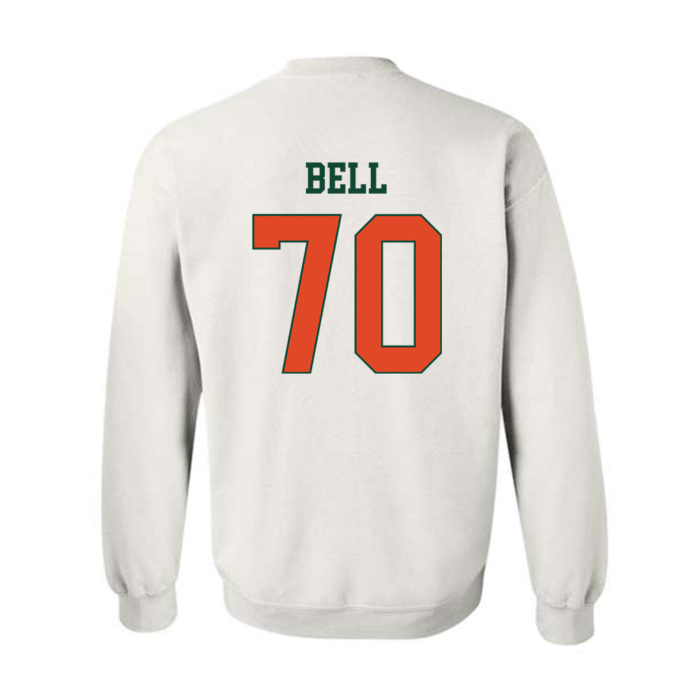 Miami - NCAA Football : Markel Bell - Classic Shersey Crewneck Sweatshirt-1