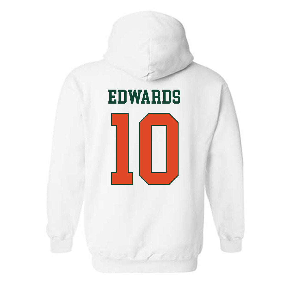 Miami - NCAA Women's Soccer : Julia Edwards - Classic Shersey Hooded Sweatshirt