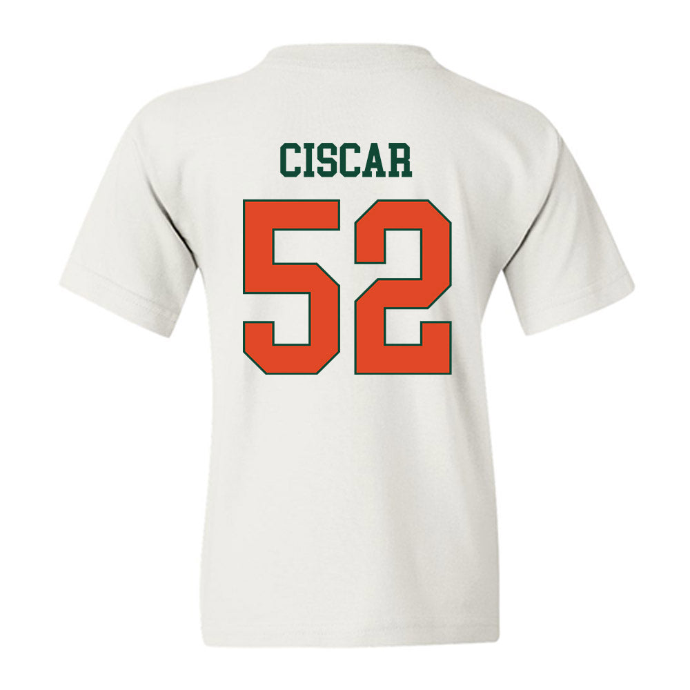 Miami - NCAA Baseball : Anthony Ciscar - Classic Shersey Youth T-Shirt-1