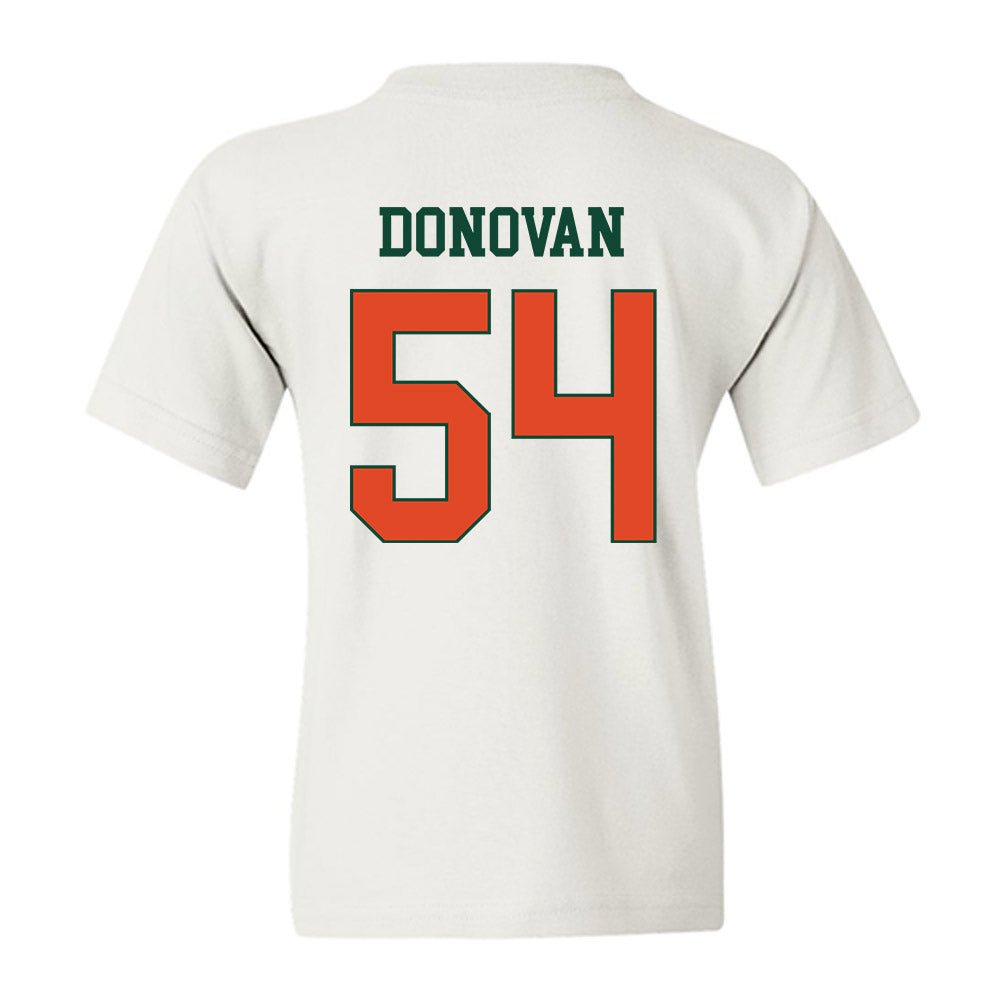Miami - NCAA Football : Michael Donovan - Classic Shersey Youth T-Shirt-1