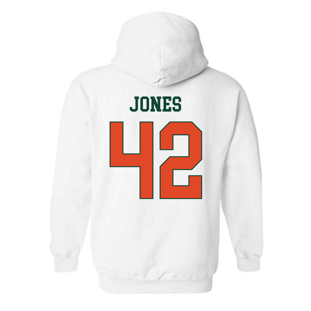 Miami - NCAA Football : Artavius Jones - Classic Shersey Hooded Sweatshirt-1