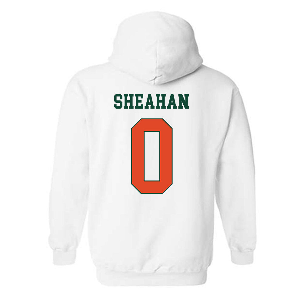 Miami - NCAA Baseball : Vance Sheahan - Classic Shersey Hooded Sweatshirt-1
