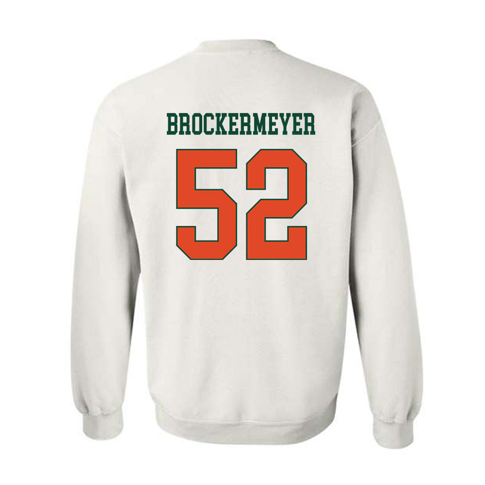 Miami - NCAA Football : James Brockermeyer - Classic Shersey Crewneck Sweatshirt-1