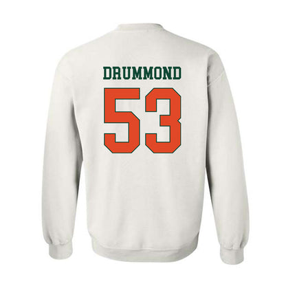 Miami - NCAA Baseball : Lj Drummond - Classic Shersey Crewneck Sweatshirt-1