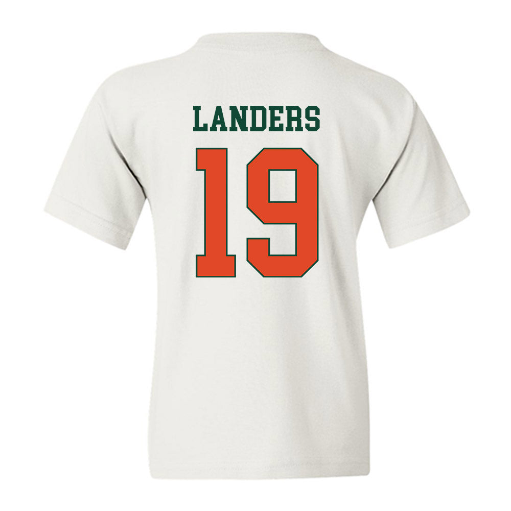 Miami - NCAA Women's Soccer : Madison Landers - Classic Shersey Youth T-Shirt-1