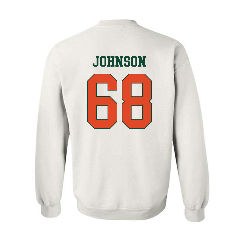 Miami - NCAA Football : Ian Johnson - Classic Shersey Crewneck Sweatshirt