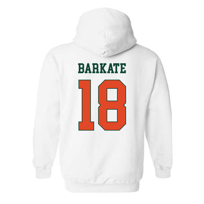 Miami - NCAA Football : Cooper Barkate - Classic Shersey Hooded Sweatshirt-1